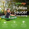 gobaplay FlyMax Saucer Tree Swing, 40" Round Outdoor Platform Saucer Seat, Green - 3 of 4