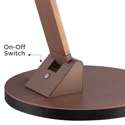 French Bronze Adjustable LED Desk Lamp with Touch Switch