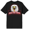 Cobra Kai 3 Eagle Fang Karate Pocket Logo Crew Neck Short Sleeve Men's Black T-shirt - image 4 of 4