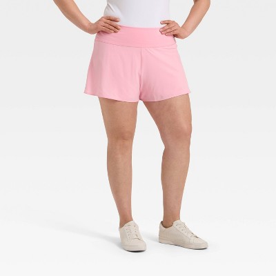 Women's 3" Knit Waistband High-Rise 2-in-1 Shorts - All In Motion™
