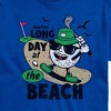 Men's - Instant Message - Long Day at the Beach Golfing Short Sleeve Graphic T-Shirt - 2 of 4