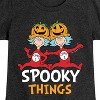 Girls' - Dr. Seuss - Spooky Things Thing 1 and Thing 2 Fitted Short Sleeve Graphic T-Shirt - 2 of 4