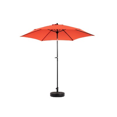Cesicia 9FT Outdoor Patio Umbrella with Push Button Tilt and Crank (Base Not Included)