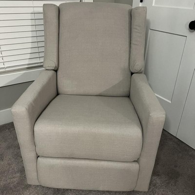 Suite Bebe Pronto Swivel Glider Recliner Accent Chair With Pillow ...