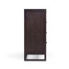Teamson Home Hatteras Dresser with 4 Rattan Inlay Drawers, Faux Leather Pulls & Deep Storage - 4 of 4