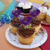 Whittier College Poets Logo Heart Love Cupcake Picks Toppers Decoration Set of 6 - 4 of 4