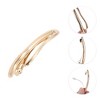 Unique Bargains Elegant Irregular Hair Clips Gold Tone 1 Pc - 3 of 4