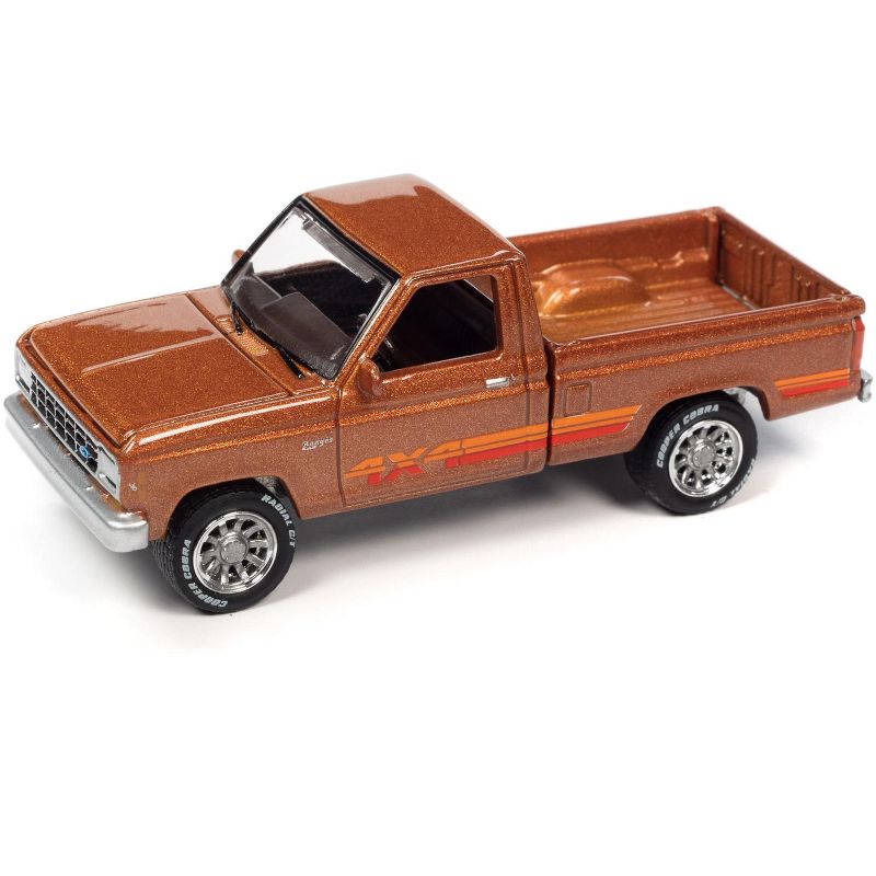1985 Ford Ranger XL Truck Bright Copper Met w/Stripes "Classic Gold Collection" 2023 1/64 Diecast Model Car by Johnny Lightning, 2 of 4