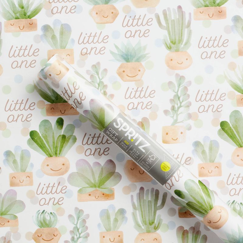 Little One Plants Baby Wrapping Paper - Spritz&#8482;, 1 of 6