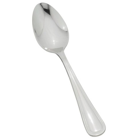 Winco 0005-01 6 1/4 Teaspoon with 18/0 Stainless Grade, Dots Pattern