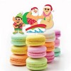 Big Dot of Happiness Tropical Christmas - DIY Shaped Beach Santa Holiday Party Cut-Outs - 24 Count - 3 of 4
