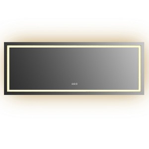 LED Front Light and Backlit Mirror - 1 of 4