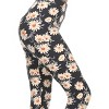 Slickblue Cropped Capri Leggings, Banded High Waist, Fitted Style Pants, Multi-Color Print, Stretch Fit, One Size - 2 of 4