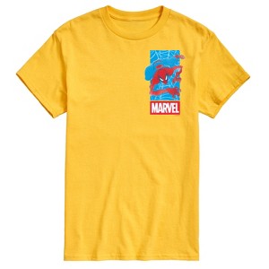 Men's - Marvel - Spider-Man Marvel Logo Webs Short Sleeve Graphic T-Shirt - 1 of 4