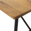 Maggift Patio End Tables, Stylish End Tables for Indoor and Outdoor Use, for Gardens, Backyard, Special Design, Multicolored, 35.5"*19.6"*18" - 4 of 4
