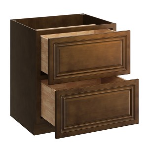 CASAINC 30 in. W x 34.5 in. H x 24 in. D 2 Drawer Soft Close Base Kitchen Cabinet with Full Overlay Front - Plywood Ready to Assemble - 1 of 4