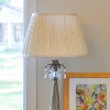 Vynxaria Slant Pencil Pleat Softback Lampshades, 10"x16"x10" with Washer Fitter - 2 of 4