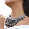 SOHI Women's Onyx Black Party Statement Necklace - 4 of 4