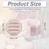 Unique Bargains Vintage Velvet Octagonal 3 Slots Jewelry Storage Boxes 2 Pcs - 2 of 4