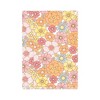 Hudson Baby Infant Girl Cotton Flannel Burp Cloths, Peace Love Flowers 7 Pack, One Size - 3 of 4