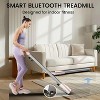 Deerrun Pad Treadmills, 0.6-3.8 MPH 35.43 In Long Run Area 2.5HP Portable Treadmills with Remote Control - 3 of 4