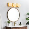 Elegant Lighting Jaylin 3 light Chrome and frosted white Bath Sconce - 2 of 4