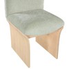 Meridina Furniture,Shaw Mint Chenille Fabric Upholstered Dining Chair - 4 of 4