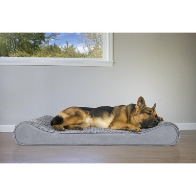 Gray Orthopedic Foam X-Large Outdoor Dog Bed