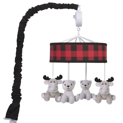 Trend Lab Musical Nursery Crib Mobile - Buffalo Check