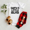The Juniper Shop Santa's Little Helper Words Baby Bodysuit - 2 of 3