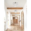 Elegant Lighting Ella 10 inch flush mount in chrome - 2 of 4