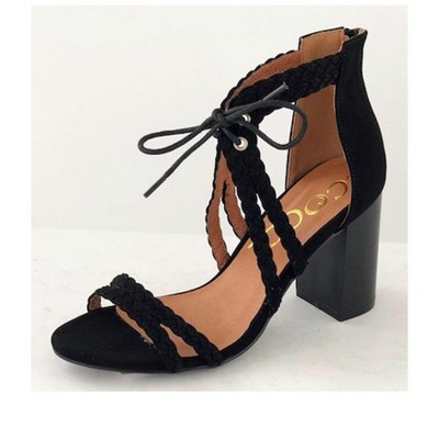 Women's Wo's Pretty Braided Heeled Sandal - CCOCCI