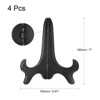 Unique Bargains Wood-like Plastic Folding Book Decorative Easels or Stands 4 Pcs - 2 of 4