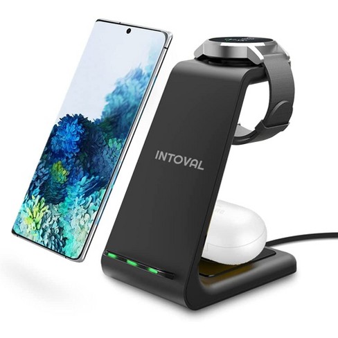 Qi 2-in-1 Wireless Charger - Heyday™ Night Gray : Target