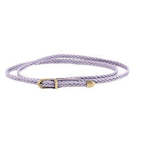 INSPIRE CHIC Women Skinny Braided Belt  Woven - Pin Buckle Casual  Waist Belt for Dresses - 1 of 4