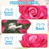 Unique Bargains Fabric Rose Boho Hair Clips Fabric Flower Brooch Pins for Wedding Party Dance 1 Pc - 3 of 4