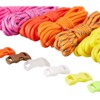 10 Nylon Paracords and 10 Buckles Set for Survival Bracelets and Crafts, 10 Colors, 10 Feet Cords - image 2 of 3