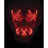 Fun World Adult Scary Red String Illumo Costume Mask - 13 in. - Black - 2 of 2