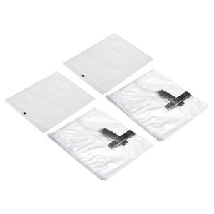 Unique Bargains PVC Waterproof Universal Luggage Protector with Fastener 2 Pcs - 1 of 4