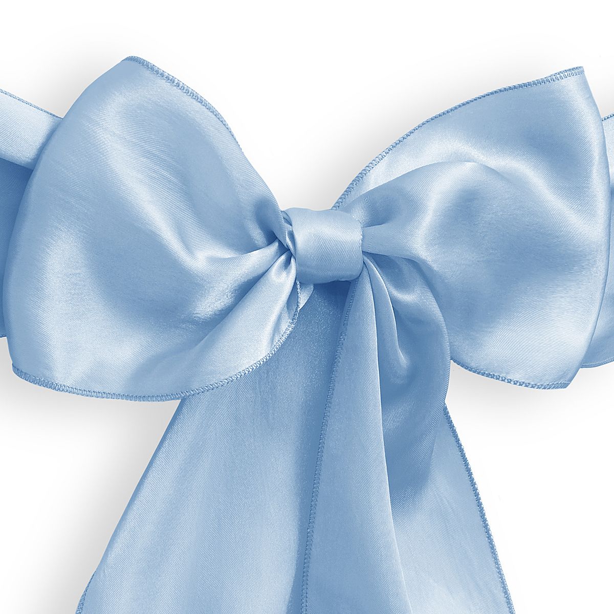 Lann's Linens 10-Pack Elegant Satin Chair Cover Sashes for Wedding, Banquet - thumbnail 2