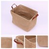 REGALWOVEN Fabric Organizing Closet Shelves Storage Cube with Handles 2 Pcs - 2 of 4