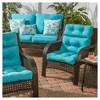 Kensington Garden 24"x22" Outdoor High Back Chair Cushion - 3 of 4