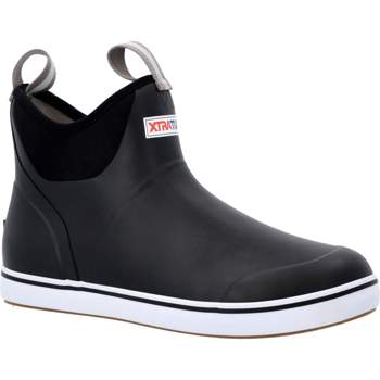 Xtratuf Men's 6 In Ankle Deck Boot, 22736, Black, Size 11(wide) : Target