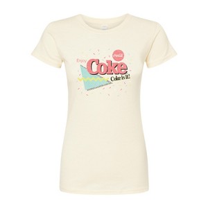 Women's - Coca-Cola - 90's Retro Style Fitted Graphic T-Shirt - 1 of 3