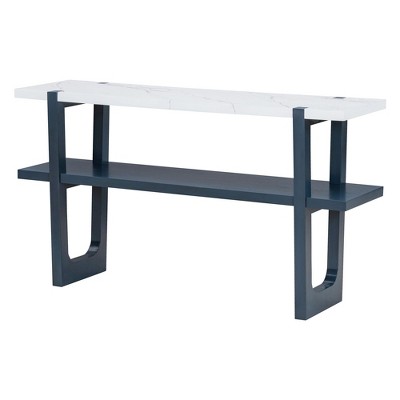 NicBex 54"Console Table with Open Storage Shelf Narrow Long Entryway Table with for Entryway,Hallway,Living Room