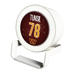 NFL Washington Commanders Players Game Tactic Night Light Charger and Bluetooth Speaker - 1 of 3