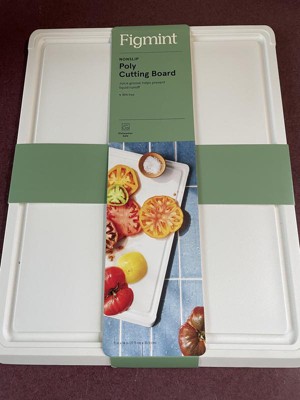 Figmint 3pc Nonslip Recycled Poly Cutting Board Set Vintage Cream - Figmint