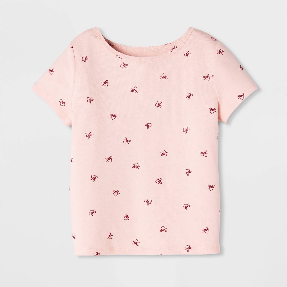 Girls' Short Sleeve Printed Fitted T-Shirt - Cat & Jack™ - thumbnail 8