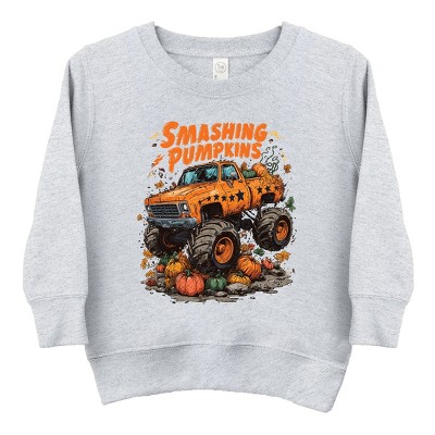 Smashing Pumpkins Monster Truck Grunge - Kids Toddler Graphic Sweatshirt and Kids Youth Graphic Sweatshirt