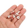 Unique Bargains Rhinestone Small Round Bulk Glass Spacer Beads for Jewelry Making 100 Pcs - 3 of 4